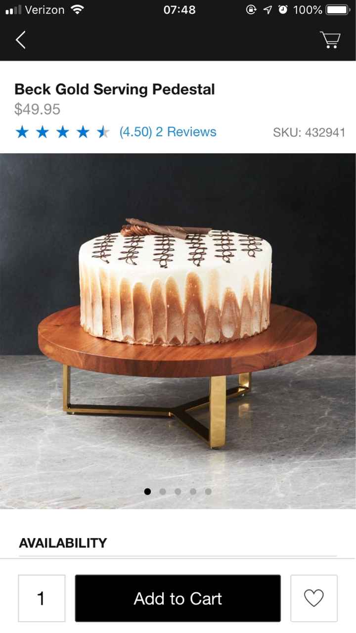 Wedding Cake Stand - where did you find yours? - 1