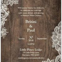 Looking for constructive criticism on wedding stationary!