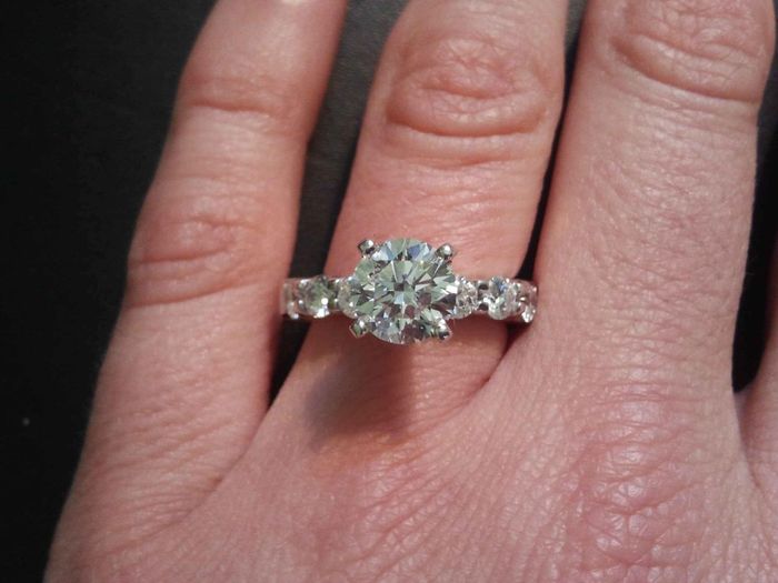 We haven't seen any BLING in a while!  Show off your rings!