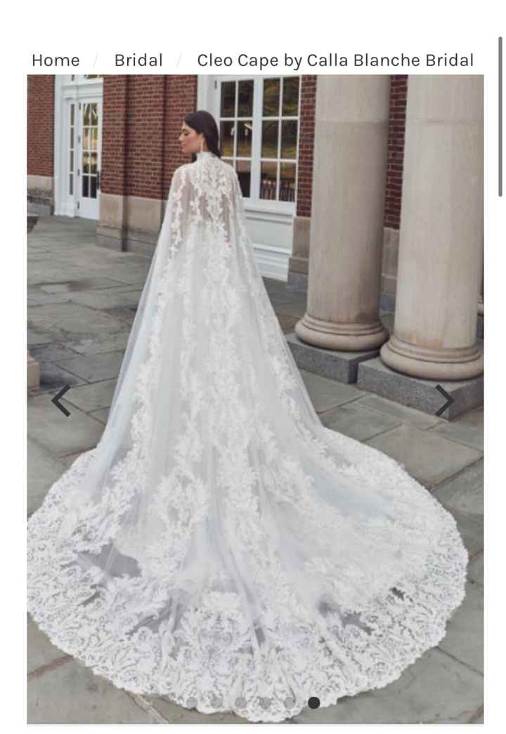 Brides looking for a statement cape?? - 1