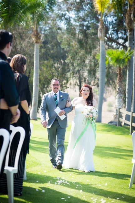 Here comes the bride