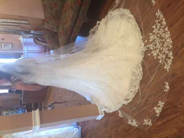 I said YES to my dress & veil today!!!!