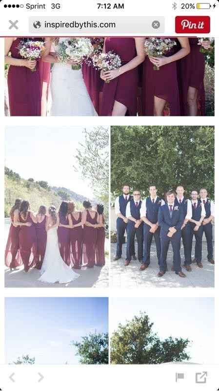 Show me your wedding color inspiration