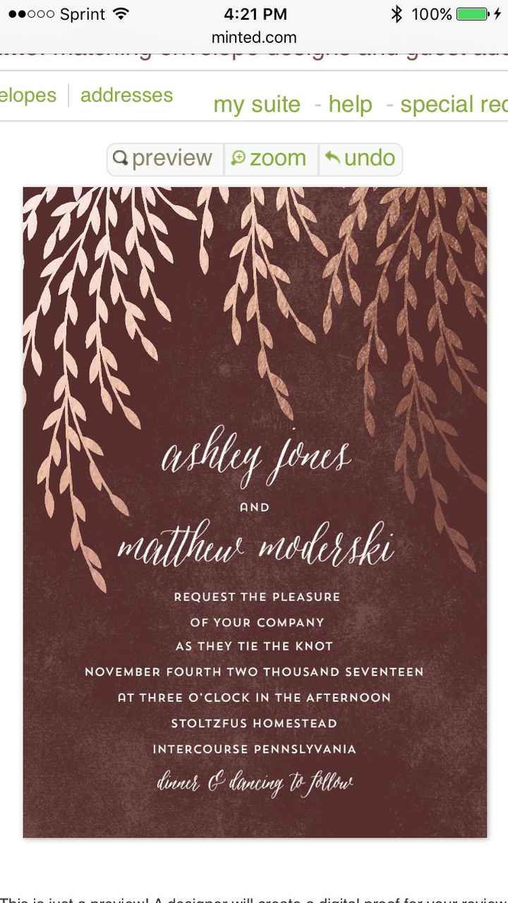 Invitation Ideas- PLEASE HELP :)
