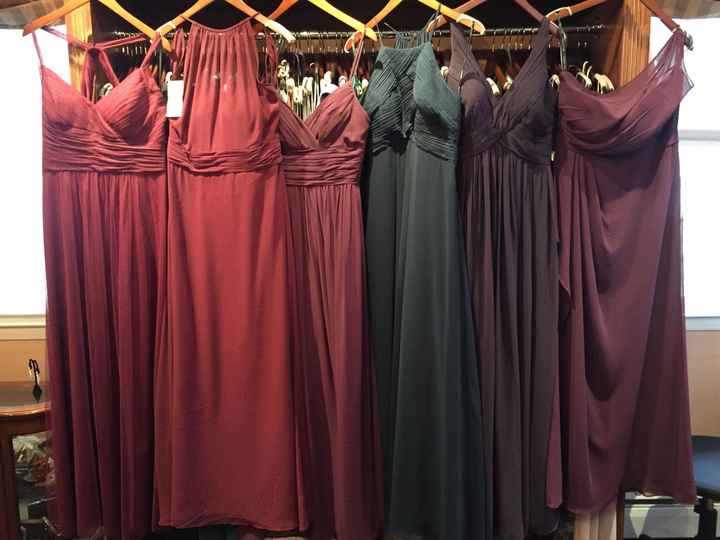 Burgundy Bridesmaids