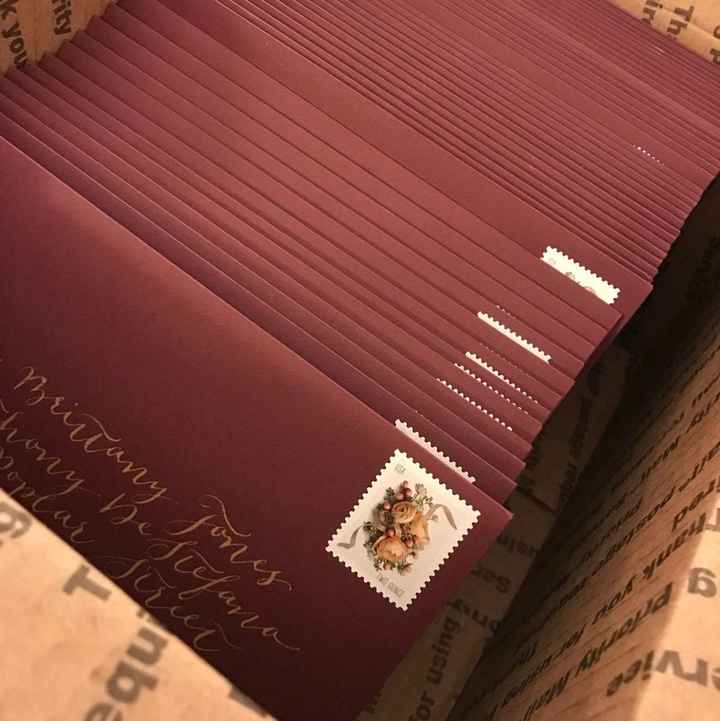 Finally time for invitations to go out!!