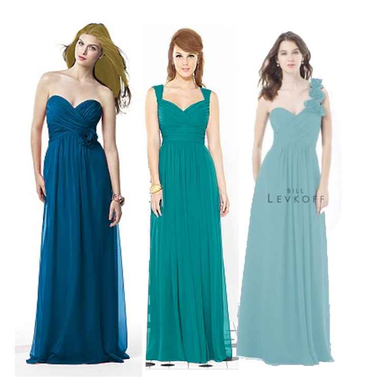 Different Bridesmaids Dresses