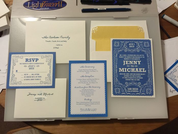 My Invitations came in!!! UPDATE in comments! (Pics)