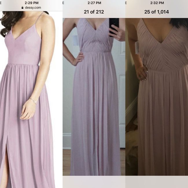 Dessy bridesmaid dress - 1