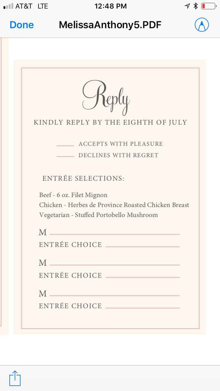 Invitation & rsvp Card Inspiration - 1