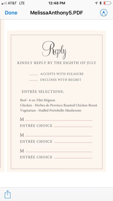 Invitation & rsvp Card Inspiration - 1