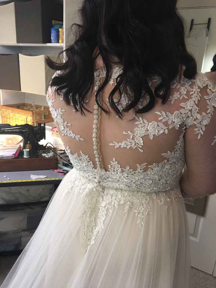 I'm in tears at my last dress fitting.
