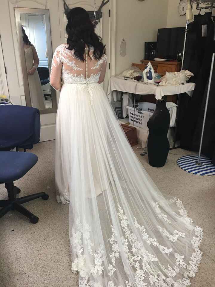 I'm in tears at my last dress fitting.
