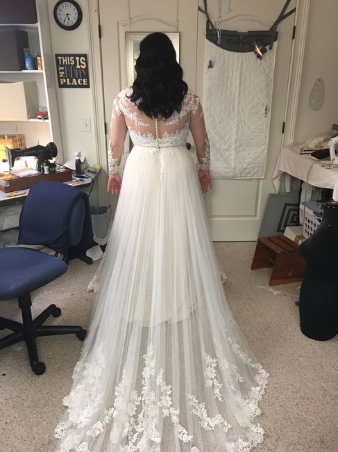 I'm in tears at my last dress fitting.
