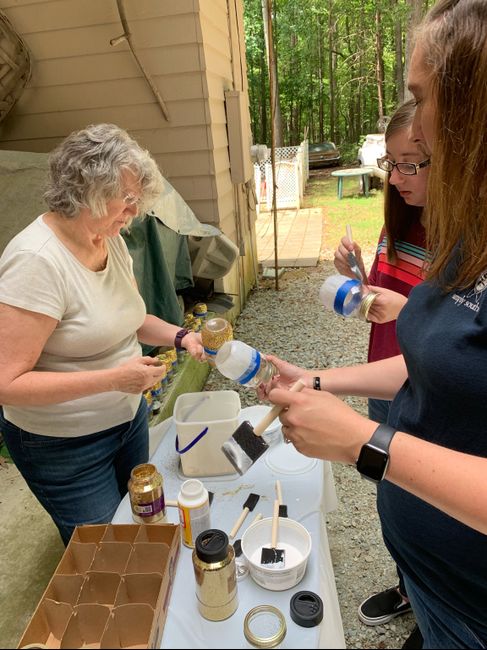 Tablecloth and runners are in!!! 3