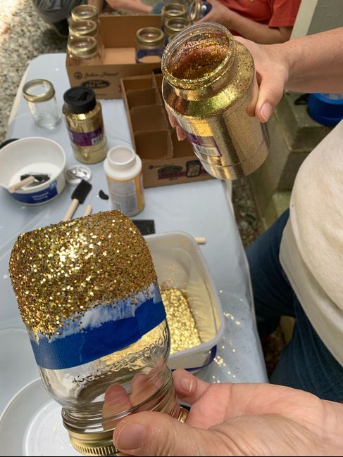 Tablecloth and runners are in!!! 5