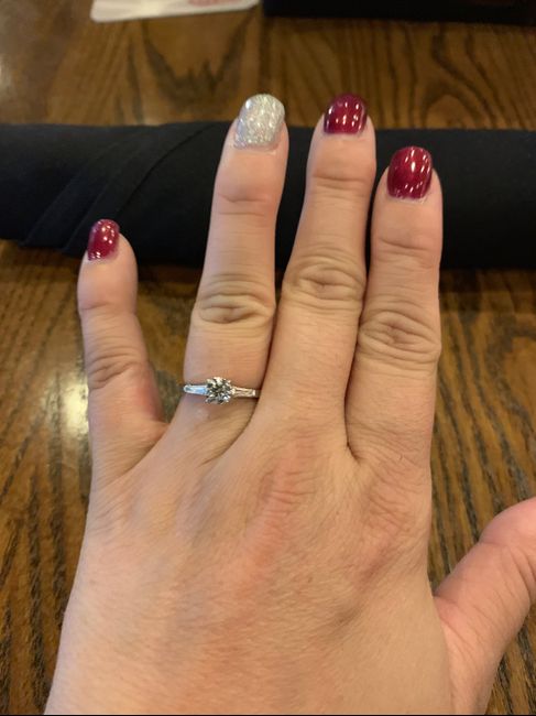 How many carats is your engagement ring? 10