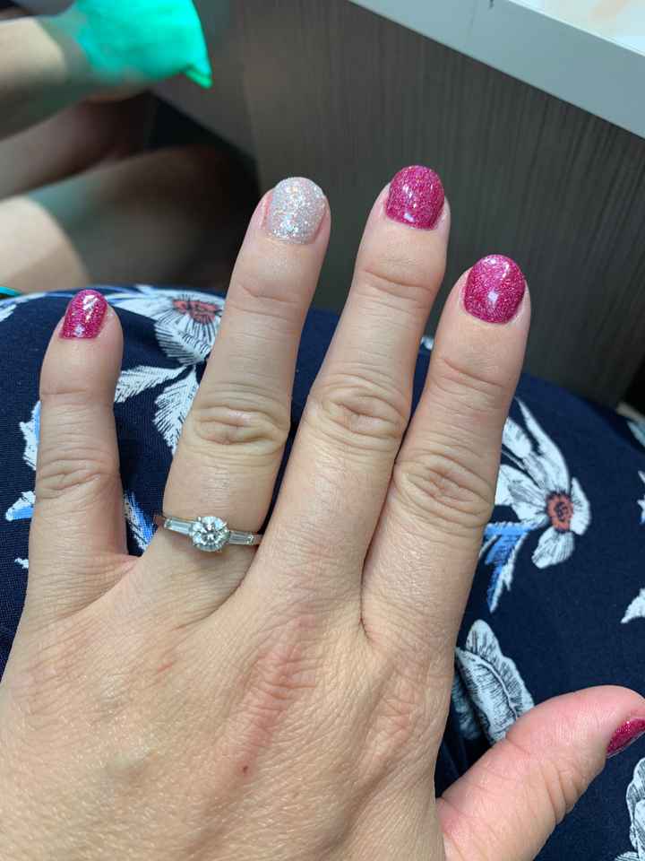 Let’s show off our engagement rings! - 1