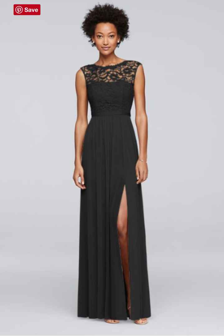 Bridesmaids in white or black? - 2