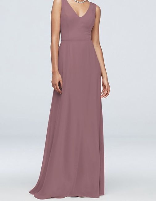 Bridesmaid dresses (dusty rose or mauve) - 1
