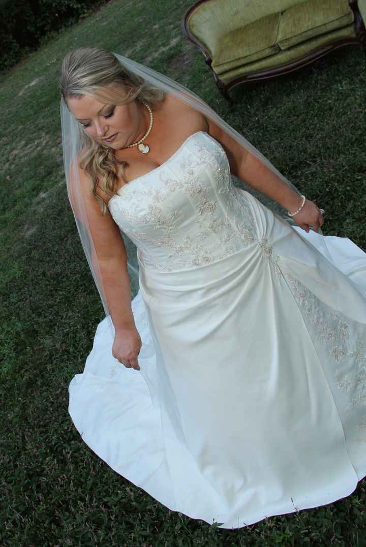 plus size brides - as in size 24 up, what dress sillouette did you pick? please show pics!