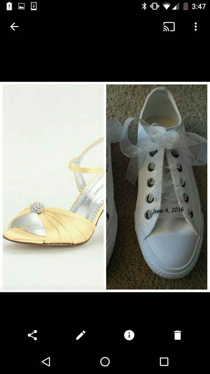 My wedding shoes are here!   (Thanks E-Tex!) Let's see yours!