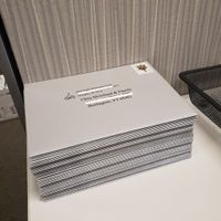 Envelopes with Avery labels