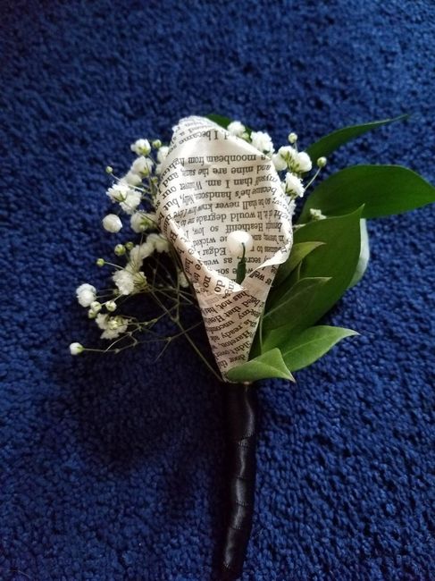 Book themed table numbers 2