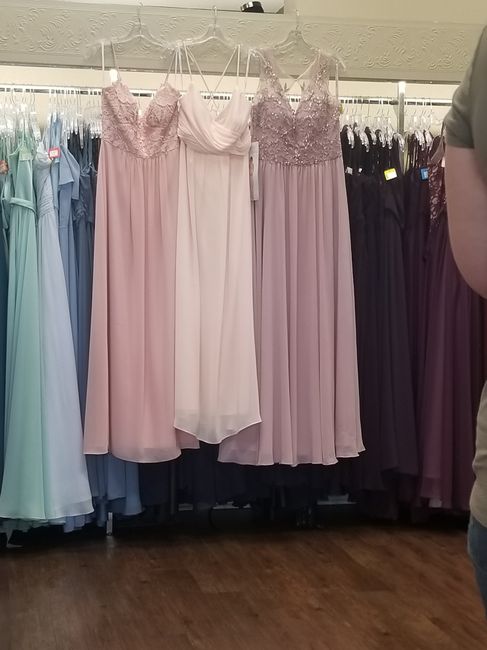 Mismatched bridesmaid dresses - 1