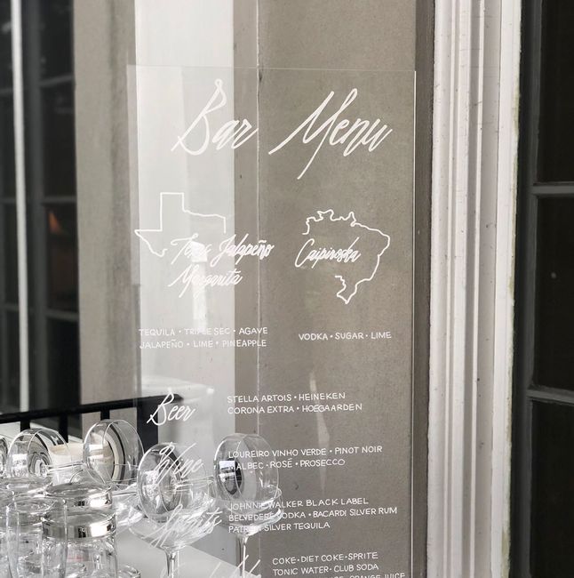 Bar Menus? - 1