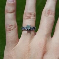 Will you please show me your wedding band if you have a solitaire?