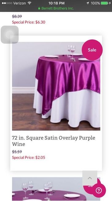 Advice on table settings