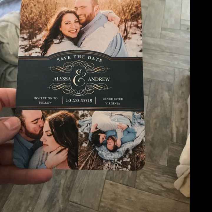 Save the dates - picture or no picture? - 1