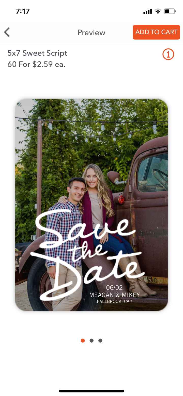 Save the dates opinions (pics of designs) - 2
