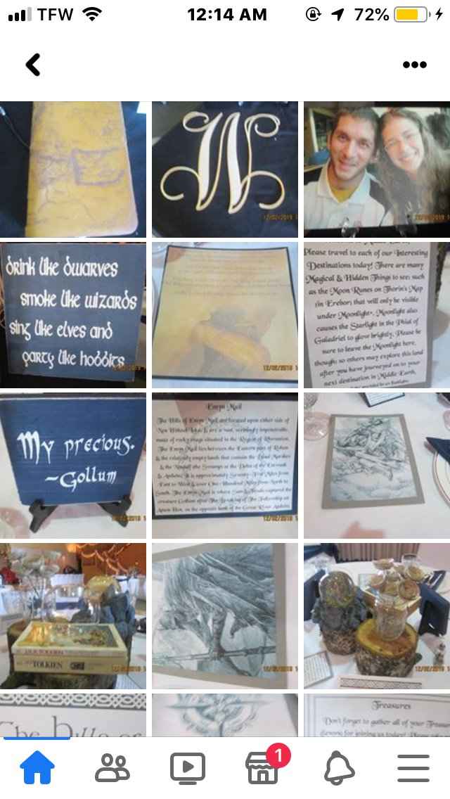 Lord of the Rings Middle Earth themed wedding 23