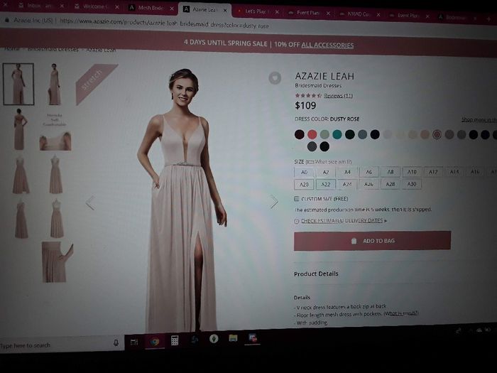 What will your ladies wear? 7