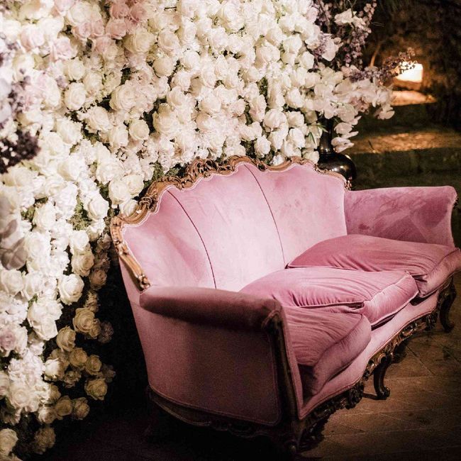 Reception space decorating ideas for strange wall! 3