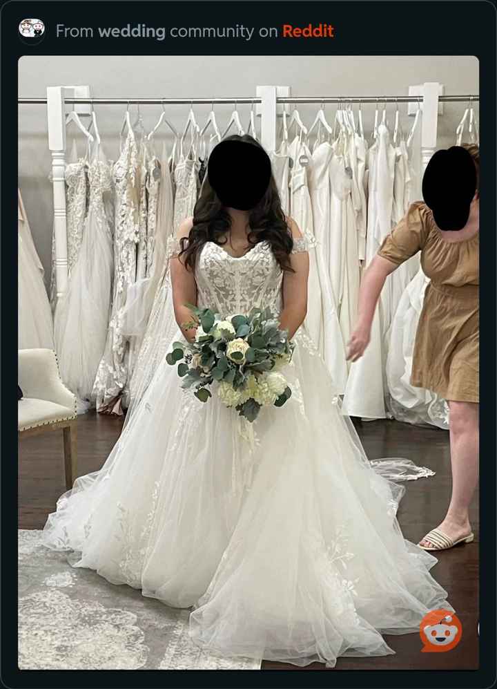 Regret wedding dress sales