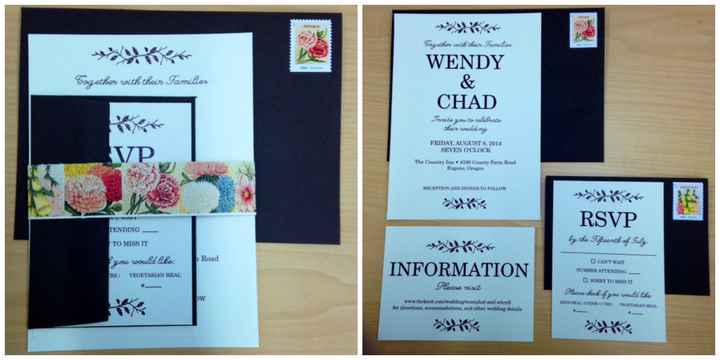 Invitations are here....what color ink for addressing?