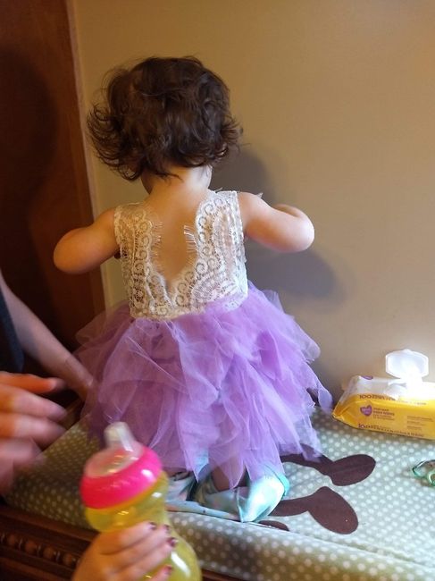 Flower girl is in love with her dress.  And i have to brag about it!!! - 2