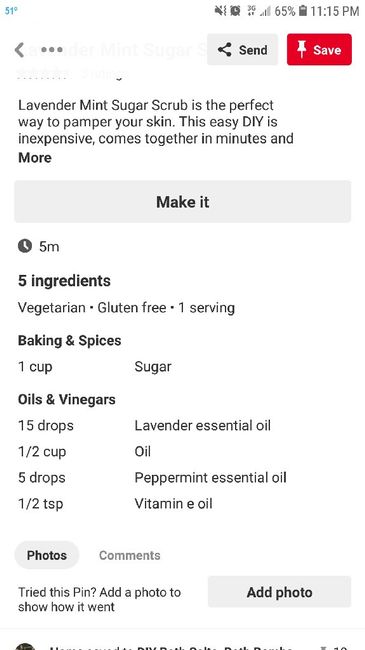 Sugar scrub recipe 2