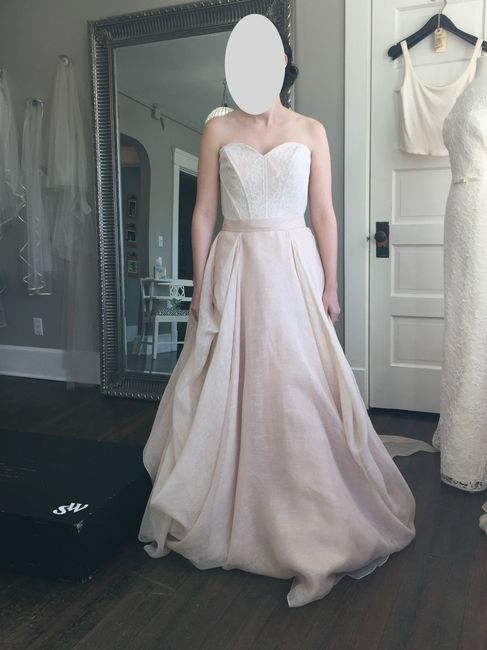 Picked up my dress!!