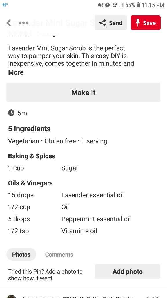 Sugar scrub recipe - 2