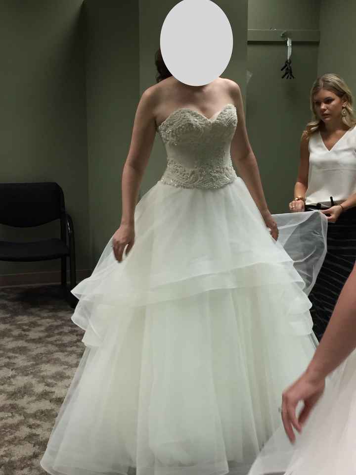 did u show your partner pics of the rejected dresses? (update: show us your rejects!)
