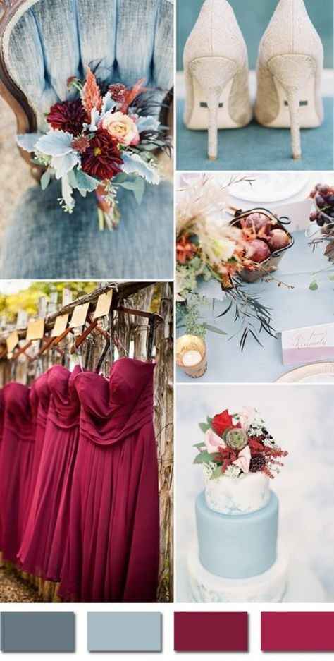 Rustic/ Burgundy Color