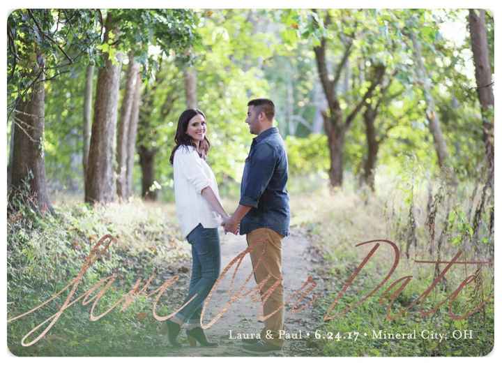 Let's see those Save the Dates and invites!