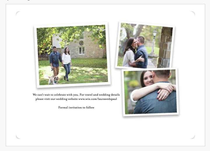 Show me your save the dates!