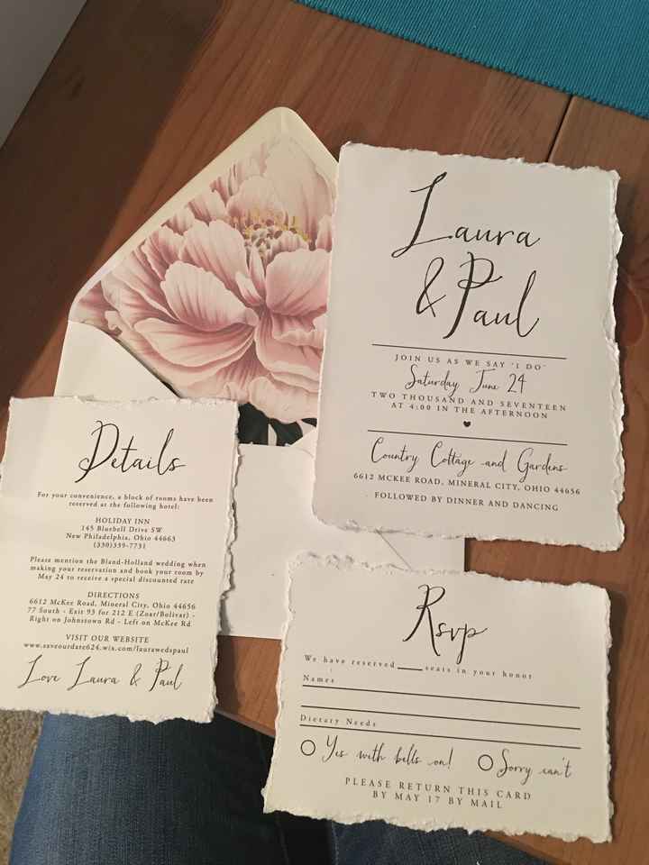 STDs/Invitations: Show them off!