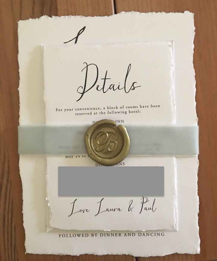 Let me see your invitations