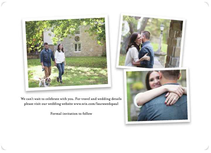 Show me your save the dates!!